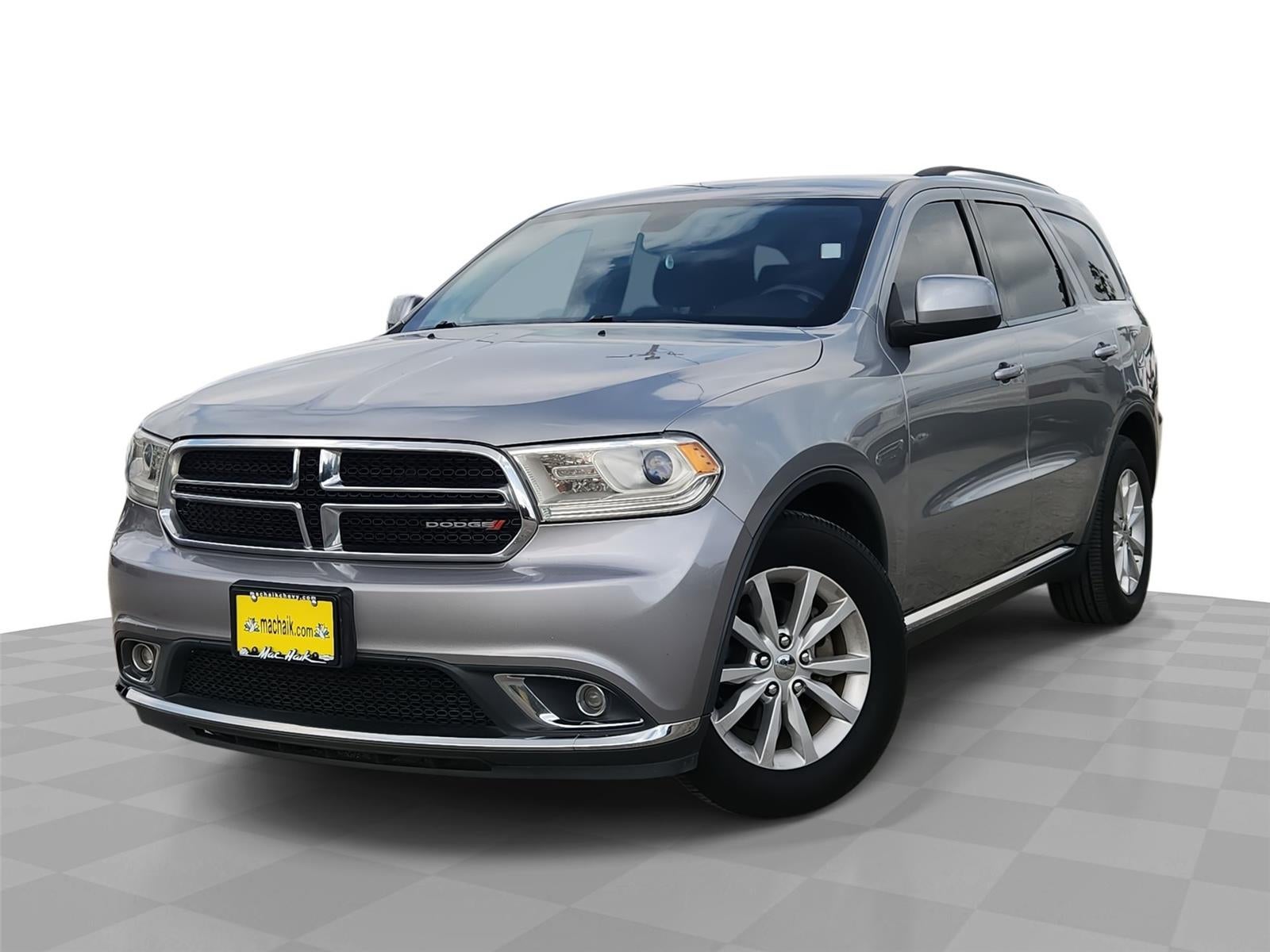 2014 Dodge Durango SXT in Billet Silver Metallic Clearcoat — front three-quarter view