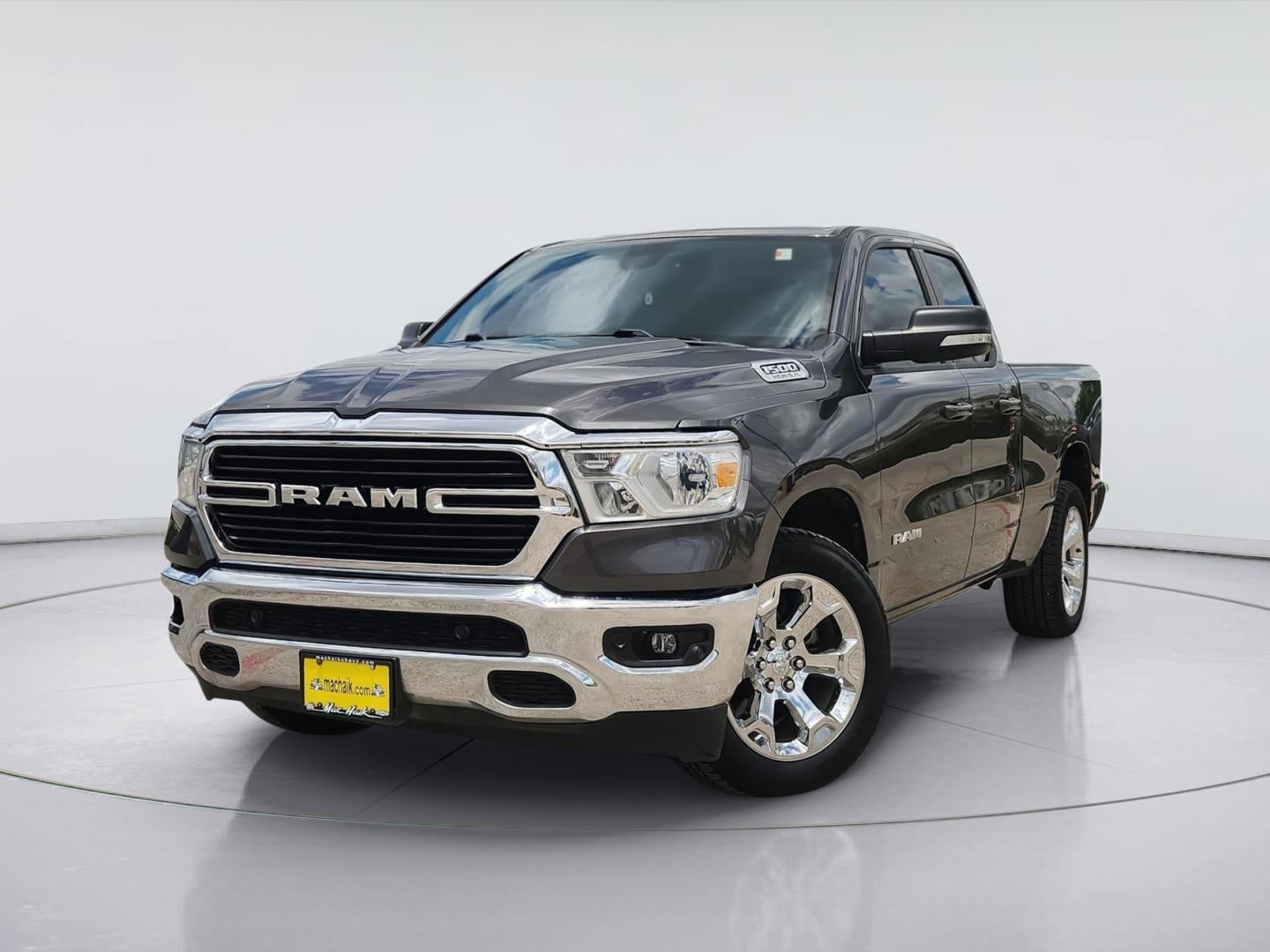 2021 RAM 1500 Lone Star in Granite Crystal Metallic Clearcoat — front three-quarter view