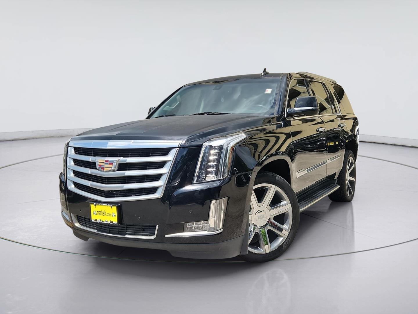 2016 Cadillac ESCALADE STD in Black — front three-quarter view