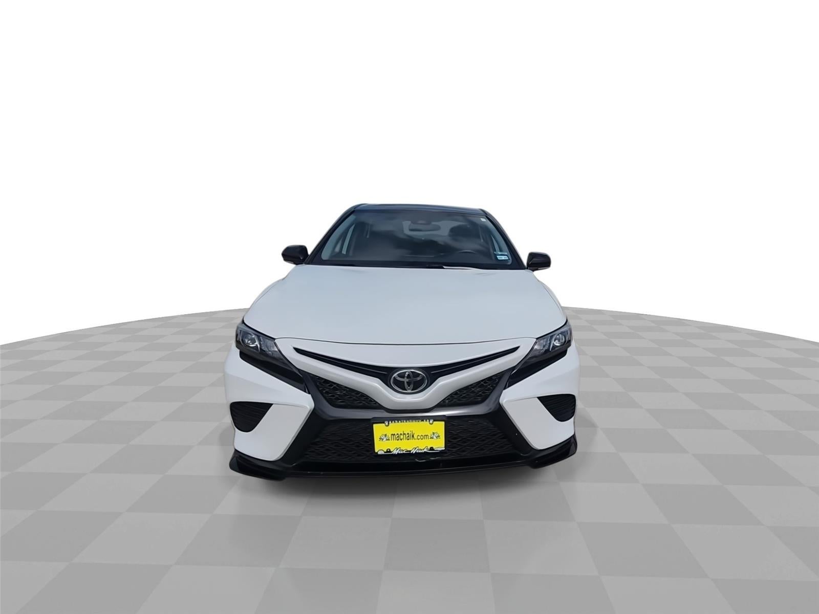 2022 Toyota Camry — rear three-quarter view