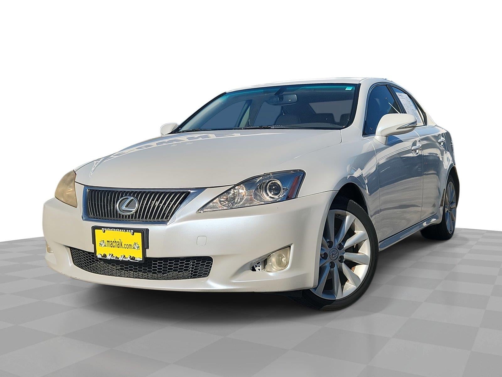 2010 Lexus IS 250 4dr Sport Sdn Auto AWD in Glacier Frost Mica — front three-quarter view