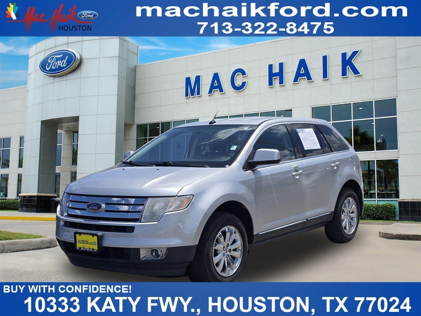 2010 Ford Edge Limited in Ingot Silver Metallic — front three-quarter view