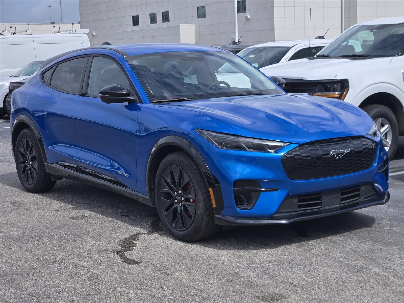 2025 Ford MUSTANG MACH-E — rear three-quarter view