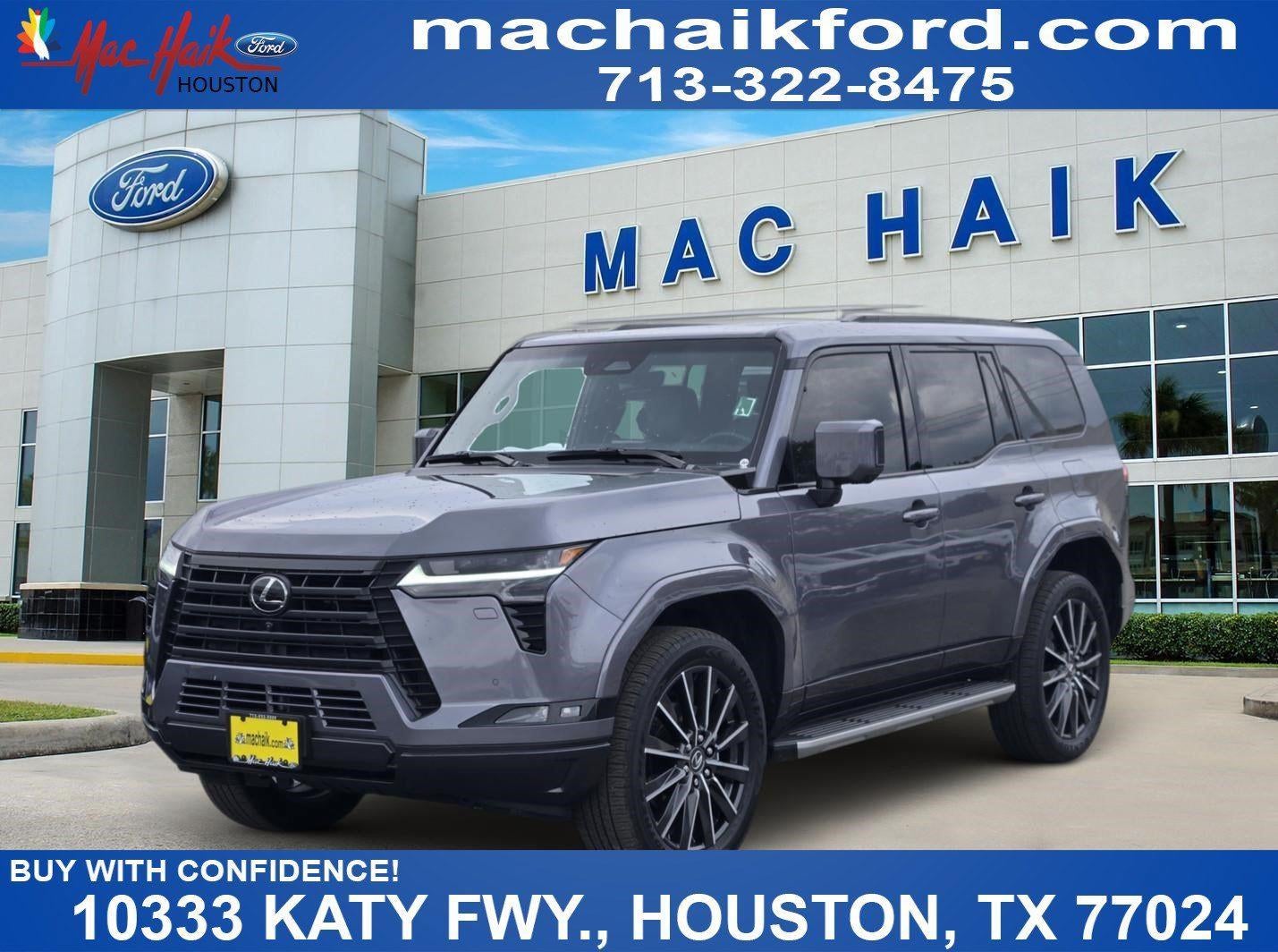 2025 Lexus GX GX 550 Luxury in Nebula Gray Pearl — front three-quarter view