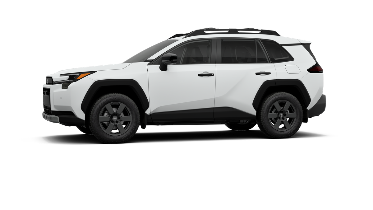 2026 Toyota RAV4 — rear three-quarter view