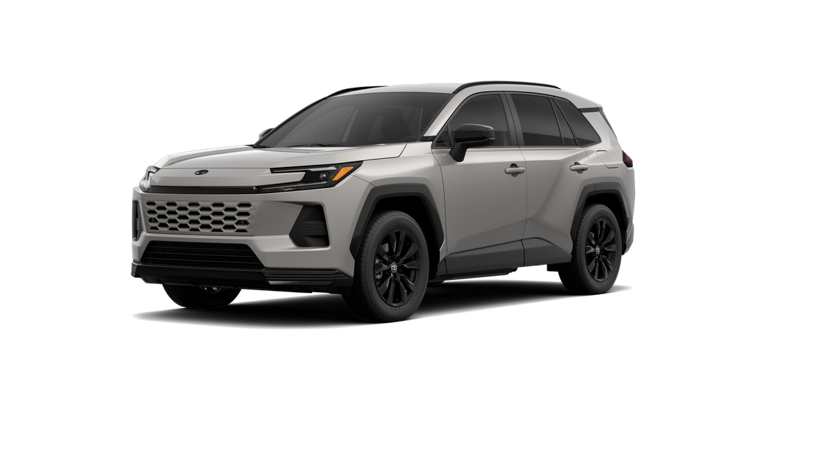 2026 Toyota RAV4 SE in Meteor Shower — front three-quarter view