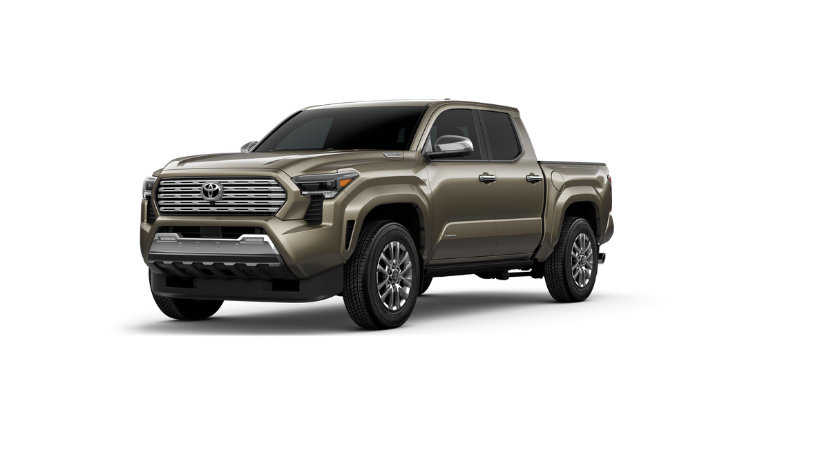 2026 Toyota Tacoma i-FORCE MAX Tacoma Limited in Bronze Oxide — front three-quarter view