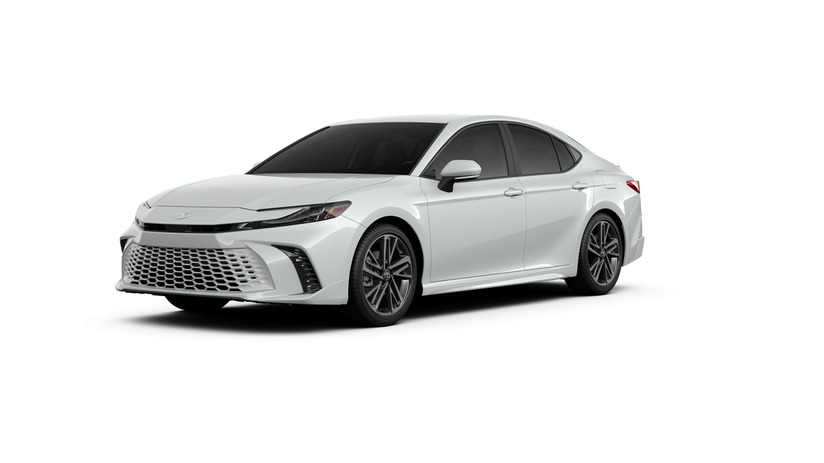 2026 Toyota Camry XSE in Wind Chill Pearl* — front three-quarter view