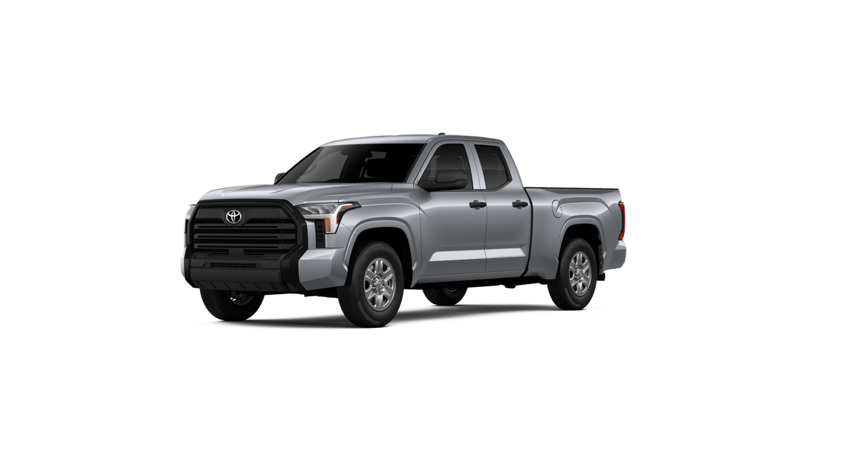 2026 Toyota Tundra SR in Celestial Silver Metallic — front three-quarter view