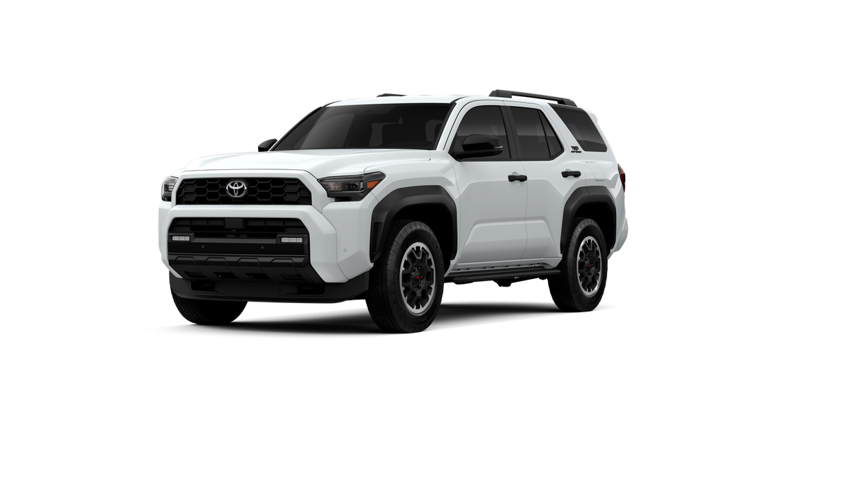 2026 Toyota 4Runner TRD Off-Road in Ice Cap — front three-quarter view