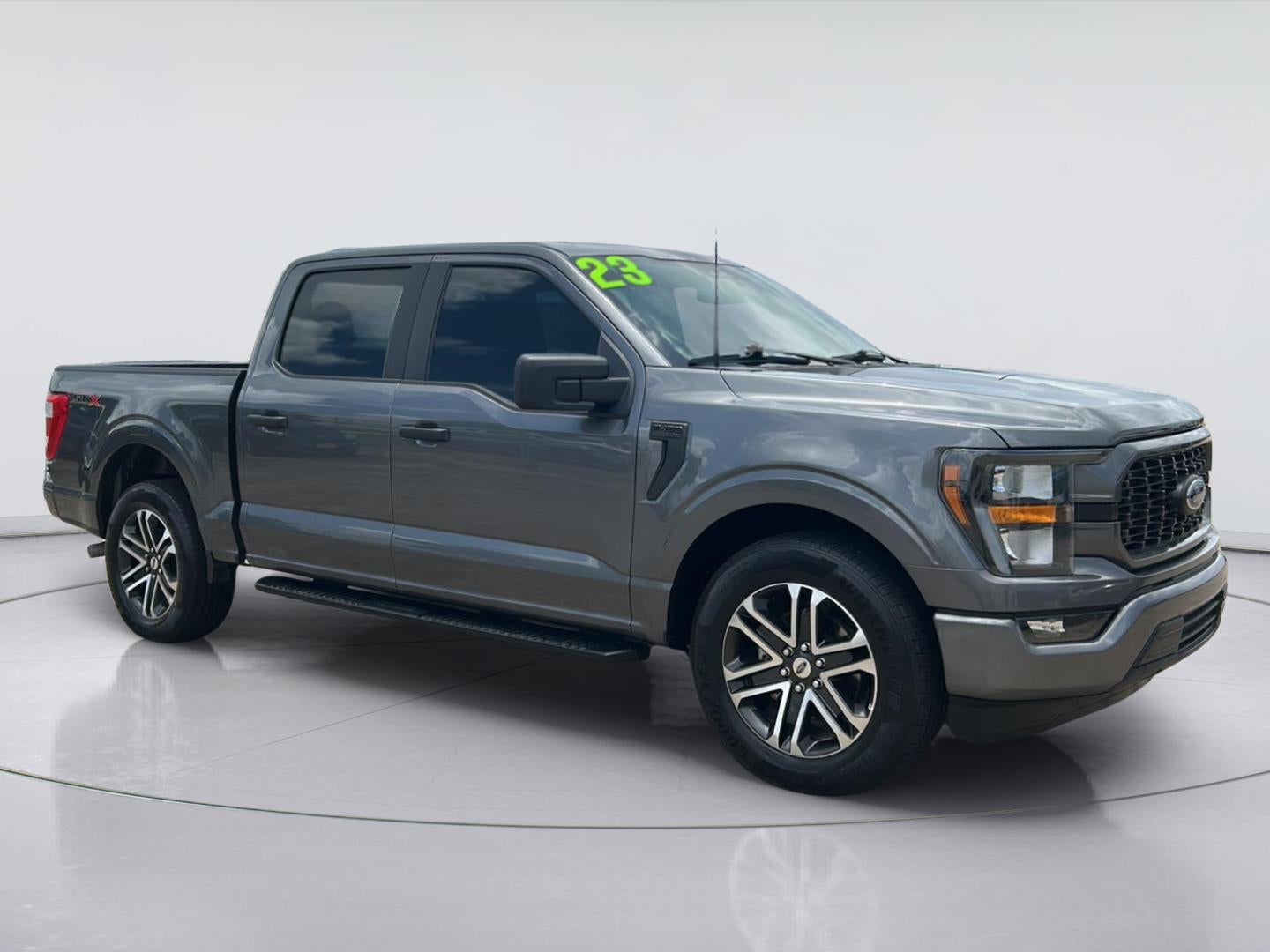 2023 Ford F-150 XL in Carbonized Gray — front three-quarter view