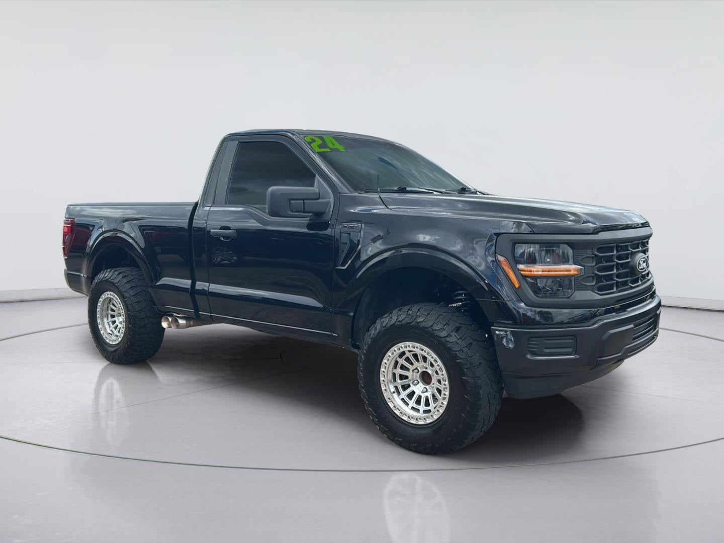 2024 Ford F-150 XL in Agate Black — front three-quarter view