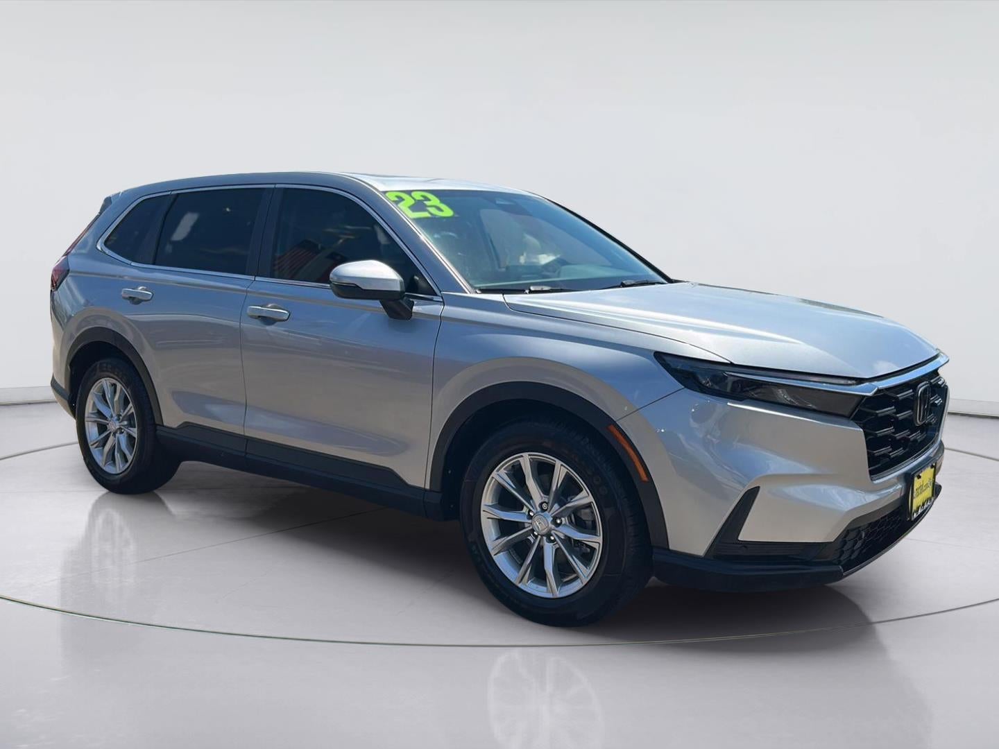 2023 Honda CR-V EX-L in Lunar Silver Metallic — front three-quarter view