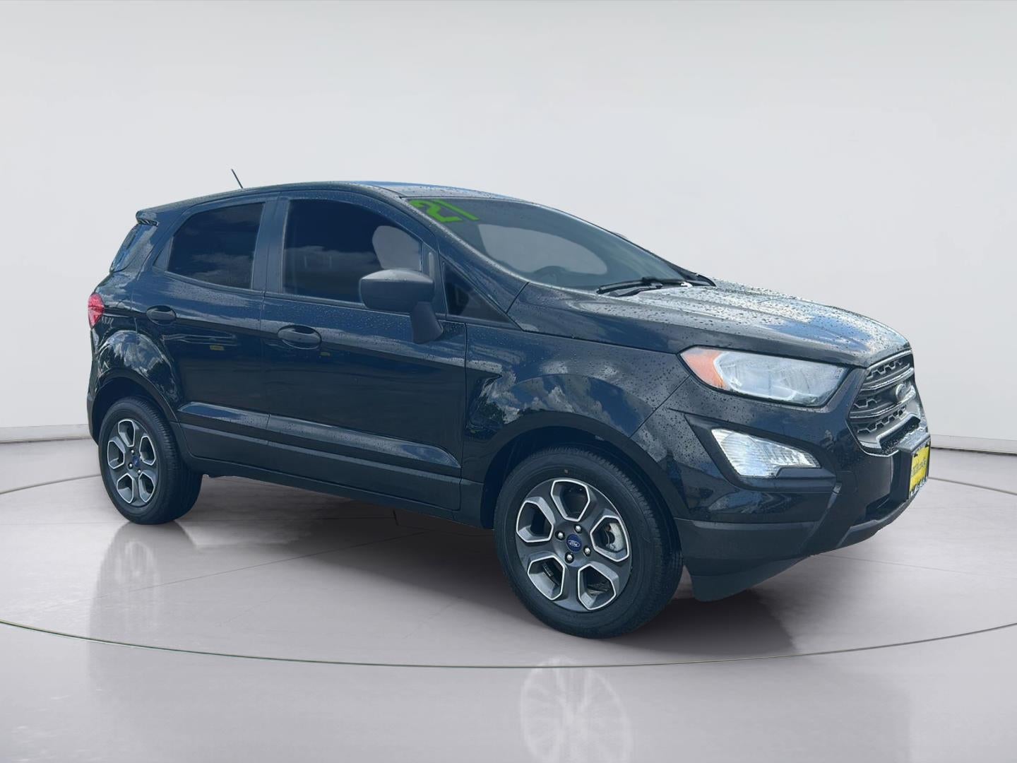 2021 Ford EcoSport S in Shadow Black — front three-quarter view