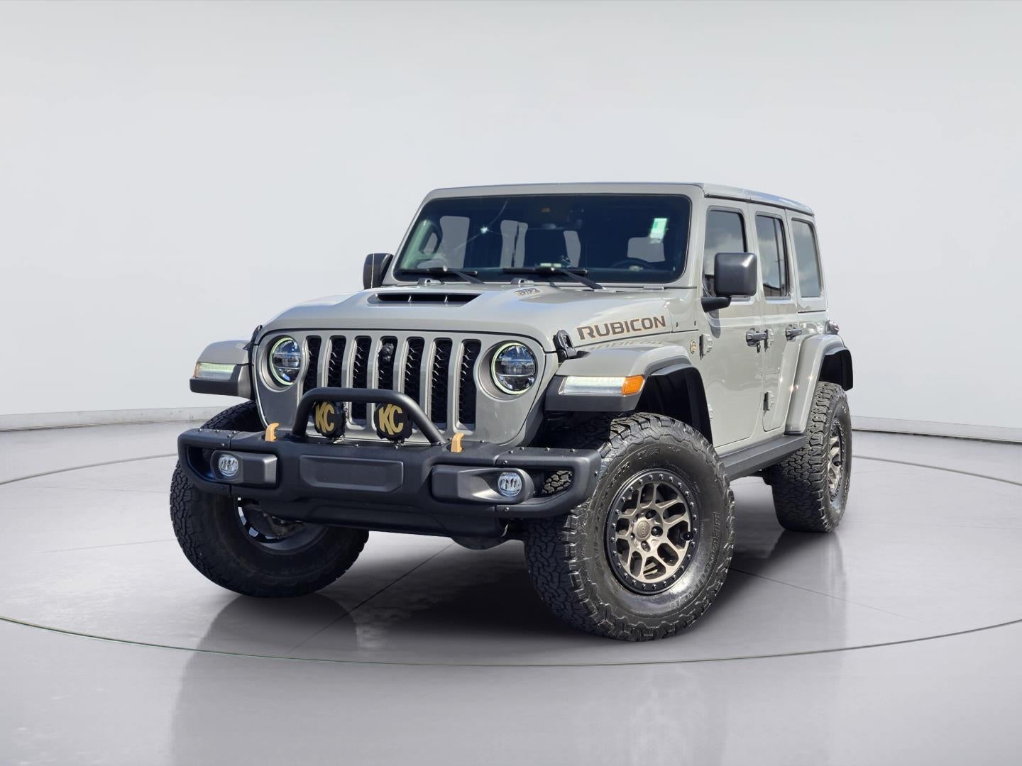 2022 Jeep Wrangler Unlimited Rubicon 392 in Sting-Gray Clearcoat — front three-quarter view