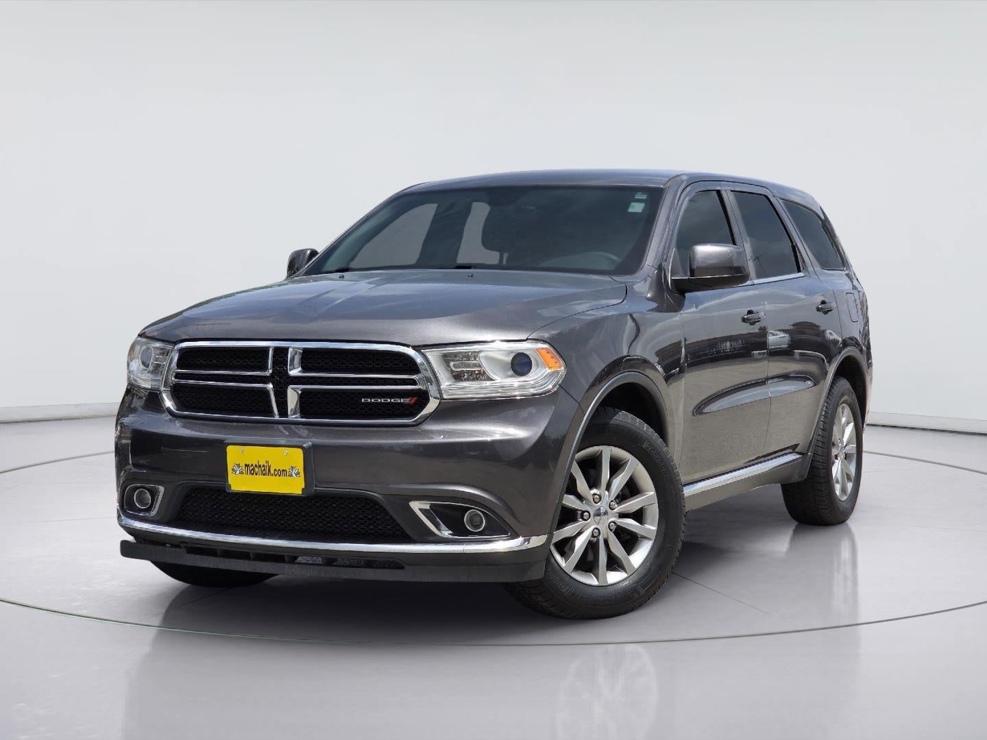 2017 Dodge Durango SXT in Granite Metallic Clearcoat — front three-quarter view