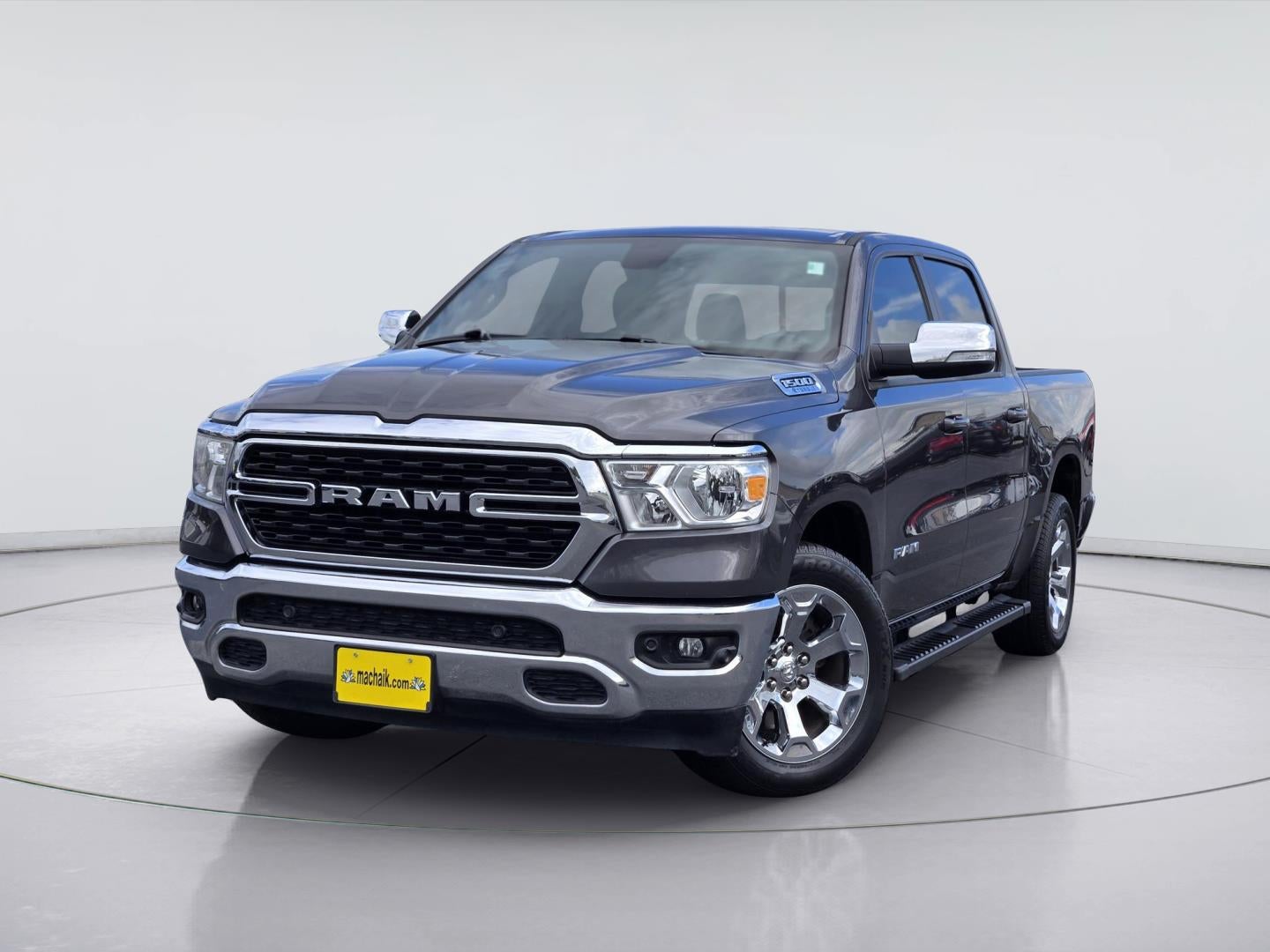 2022 RAM 1500 Lone Star in Granite Crystal Metallic Clearcoat — front three-quarter view