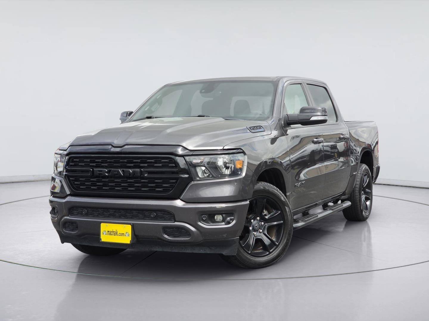 2022 RAM 1500 Lone Star in Granite Crystal Metallic Clearcoat — front three-quarter view