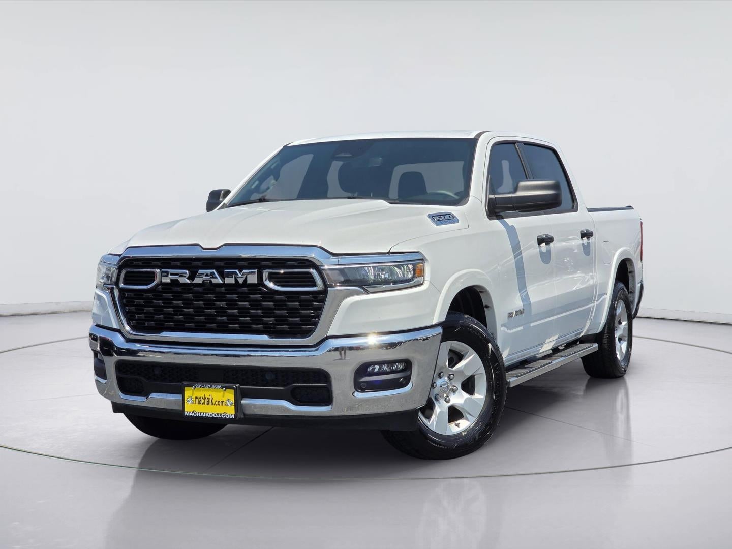2025 RAM 1500 Lone Star in Bright White Clearcoat — front three-quarter view