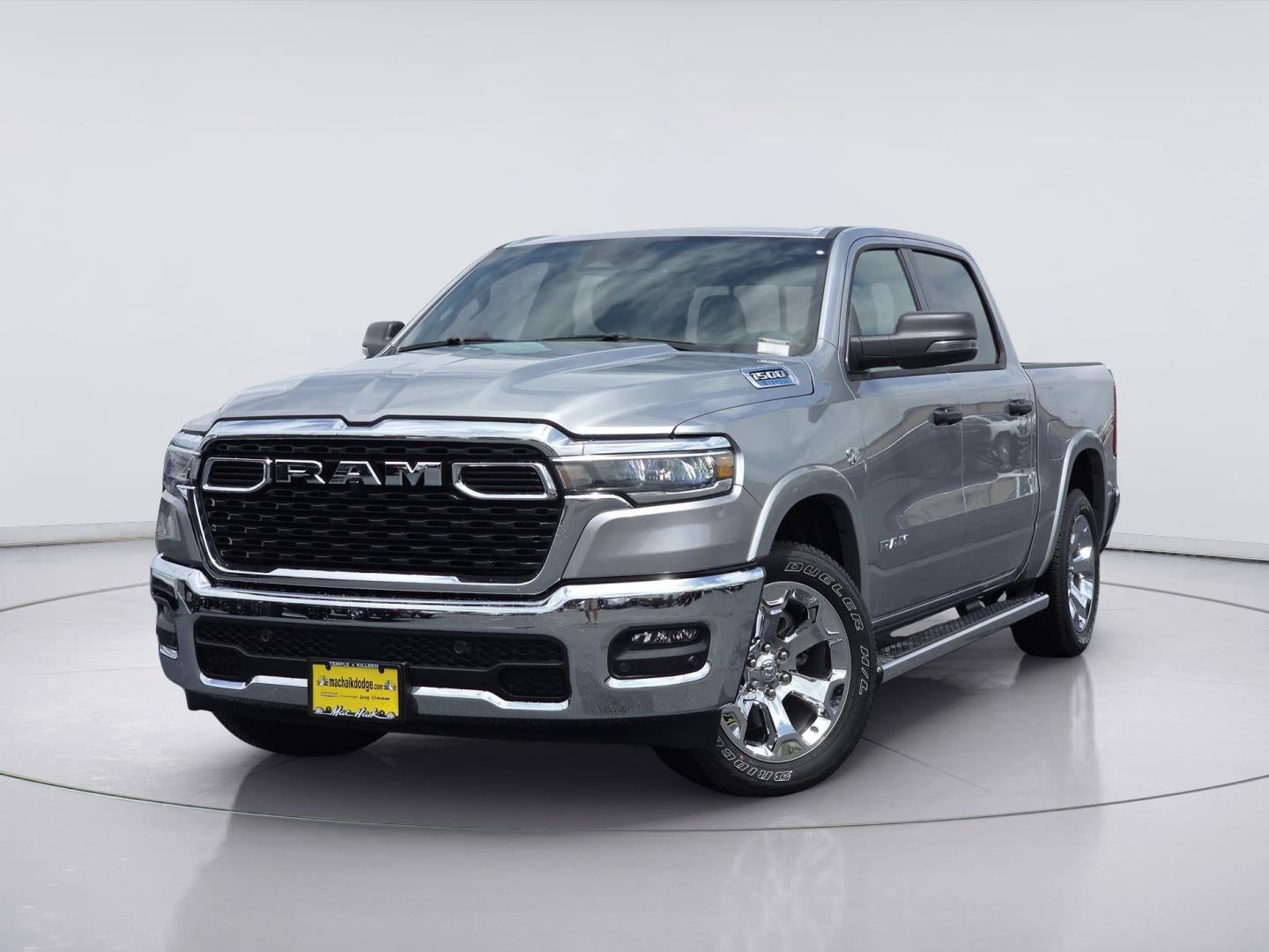 2026 RAM 1500 Lone Star in Billet Silver Metallic Clearcoat — front three-quarter view
