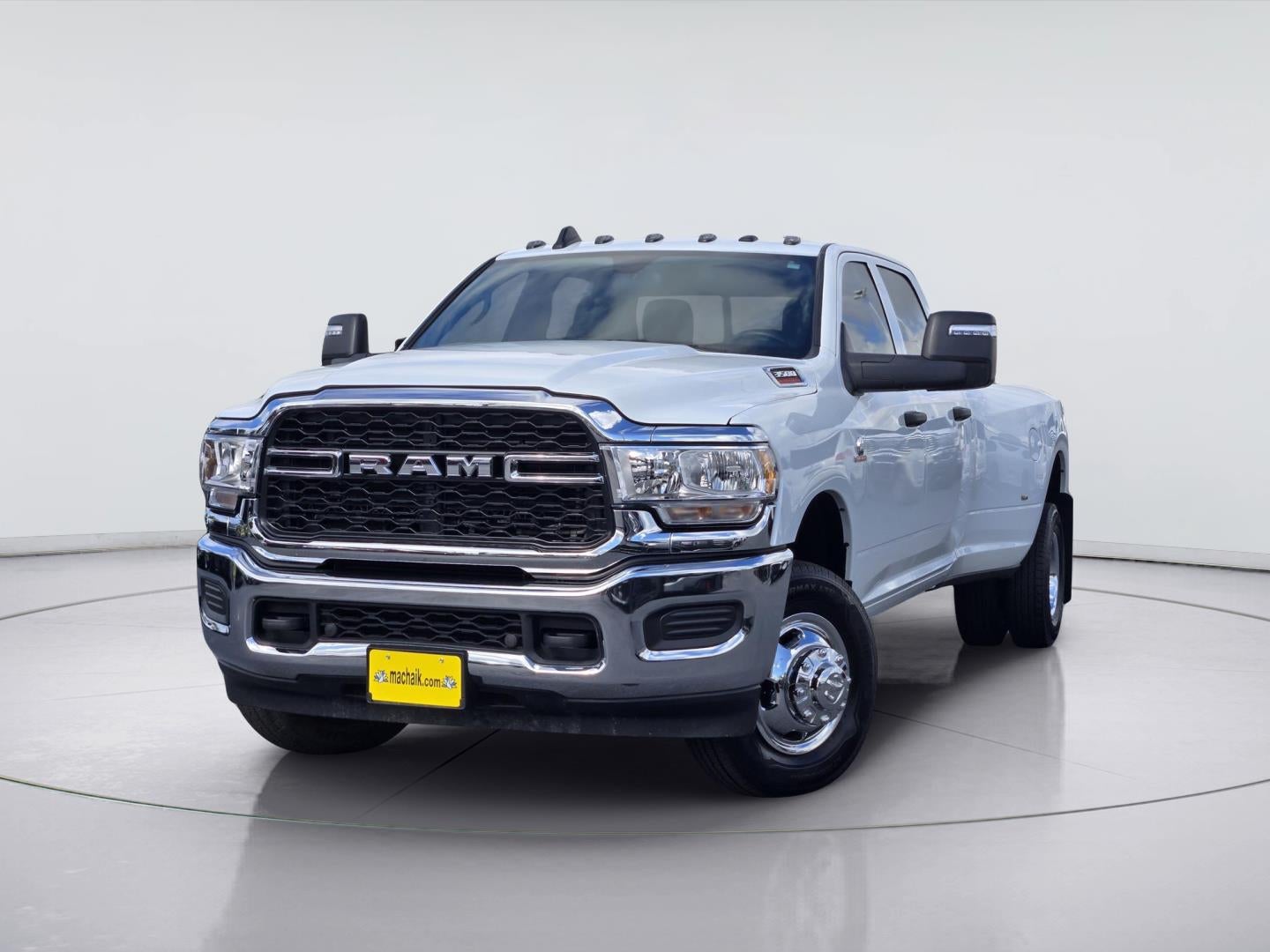 2024 RAM 3500 Tradesman in Bright White Clearcoat — front three-quarter view