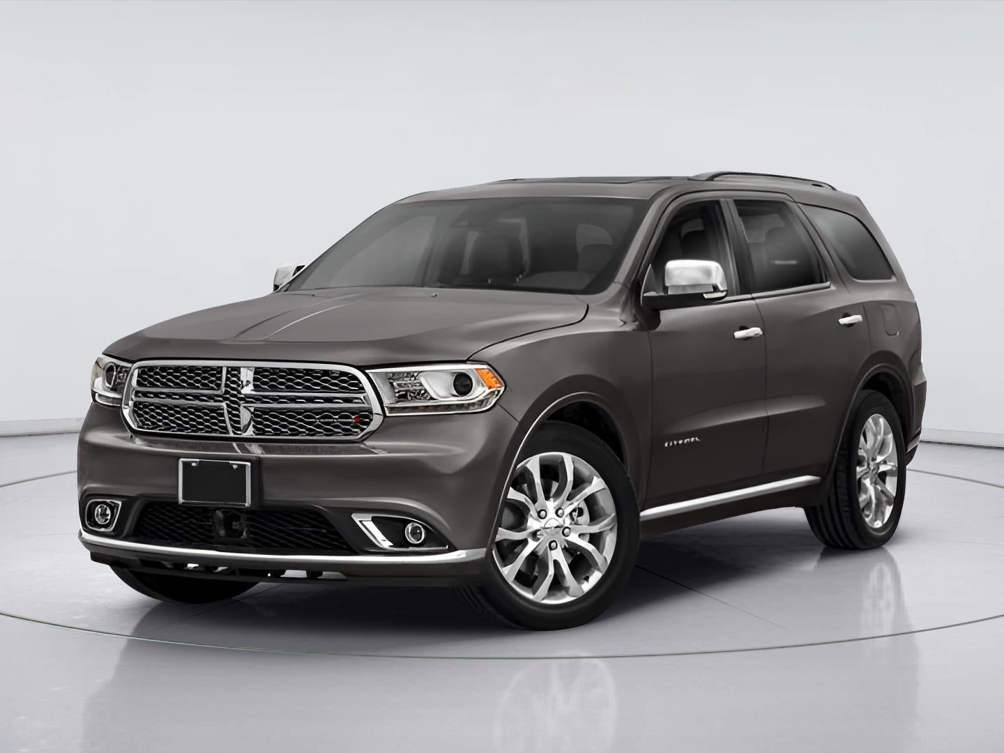 2020 Dodge Durango GT Plus in Db Black Clearcoat — front three-quarter view