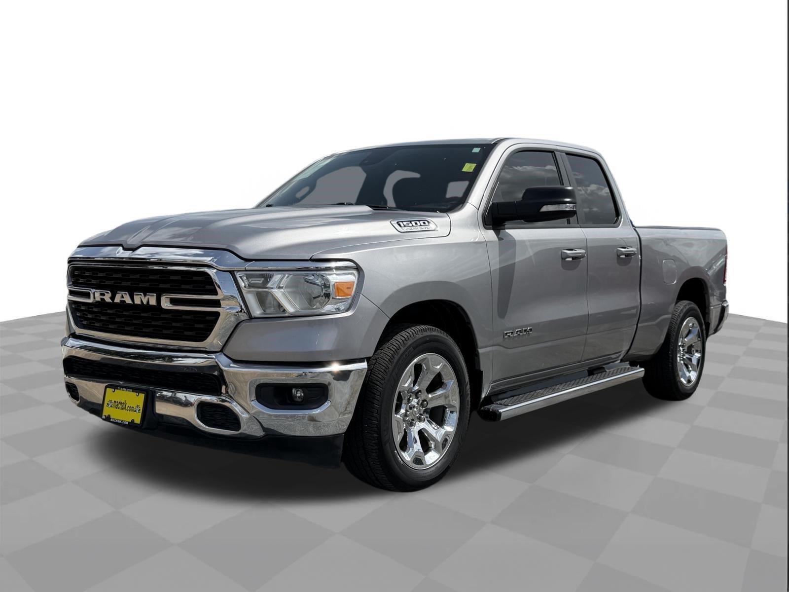 2022 RAM 1500 Lone Star in Billet Silver Metallic Clearcoat — front three-quarter view