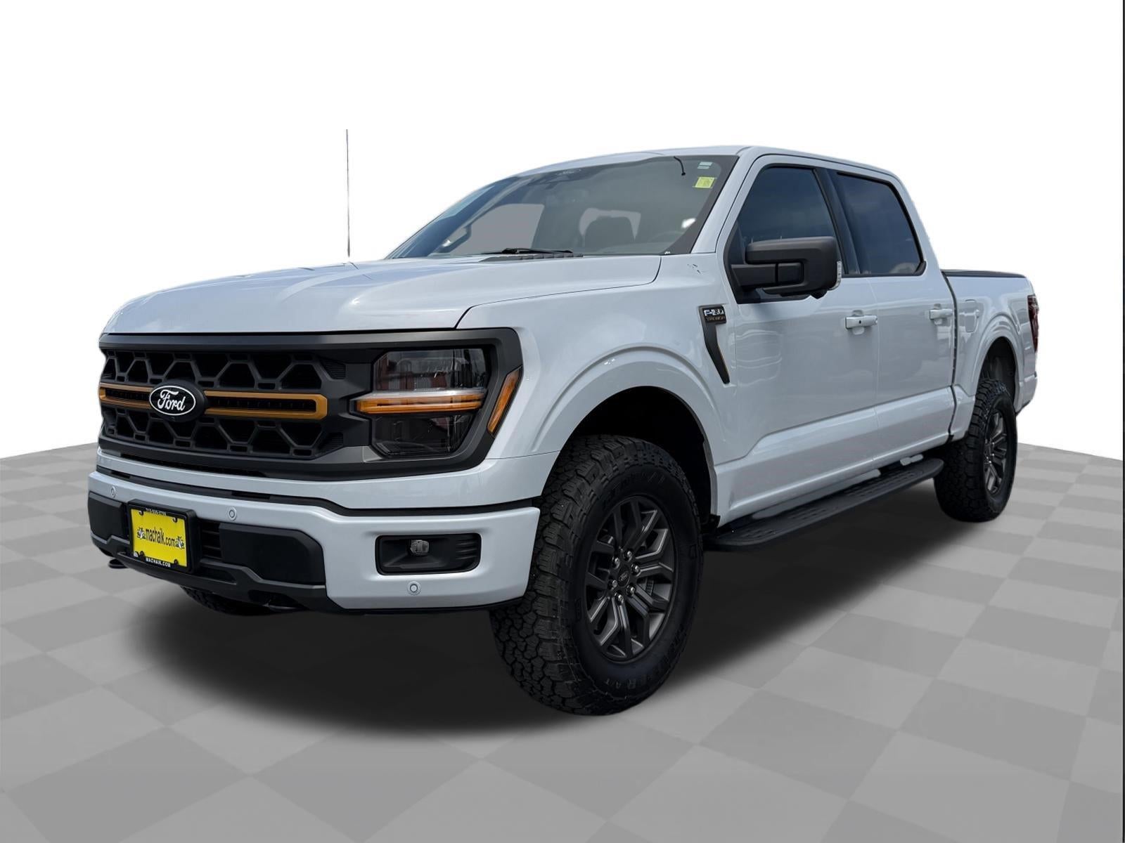 2025 Ford F-150 Tremor in Space White — front three-quarter view