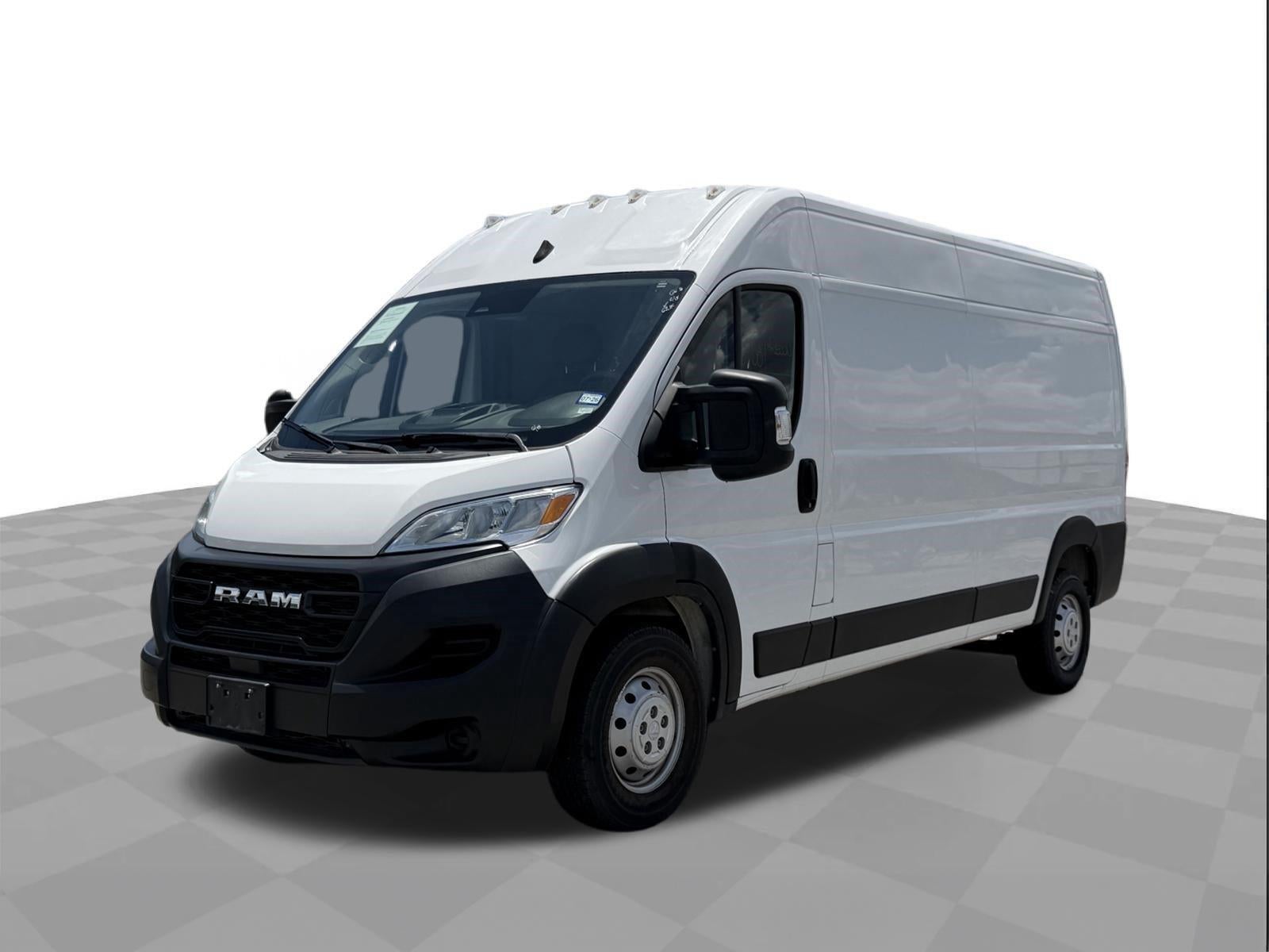 2023 RAM ProMaster Cargo Van 2500 High Roof 159' WB in Bright White Clearcoat — front three-quarter view