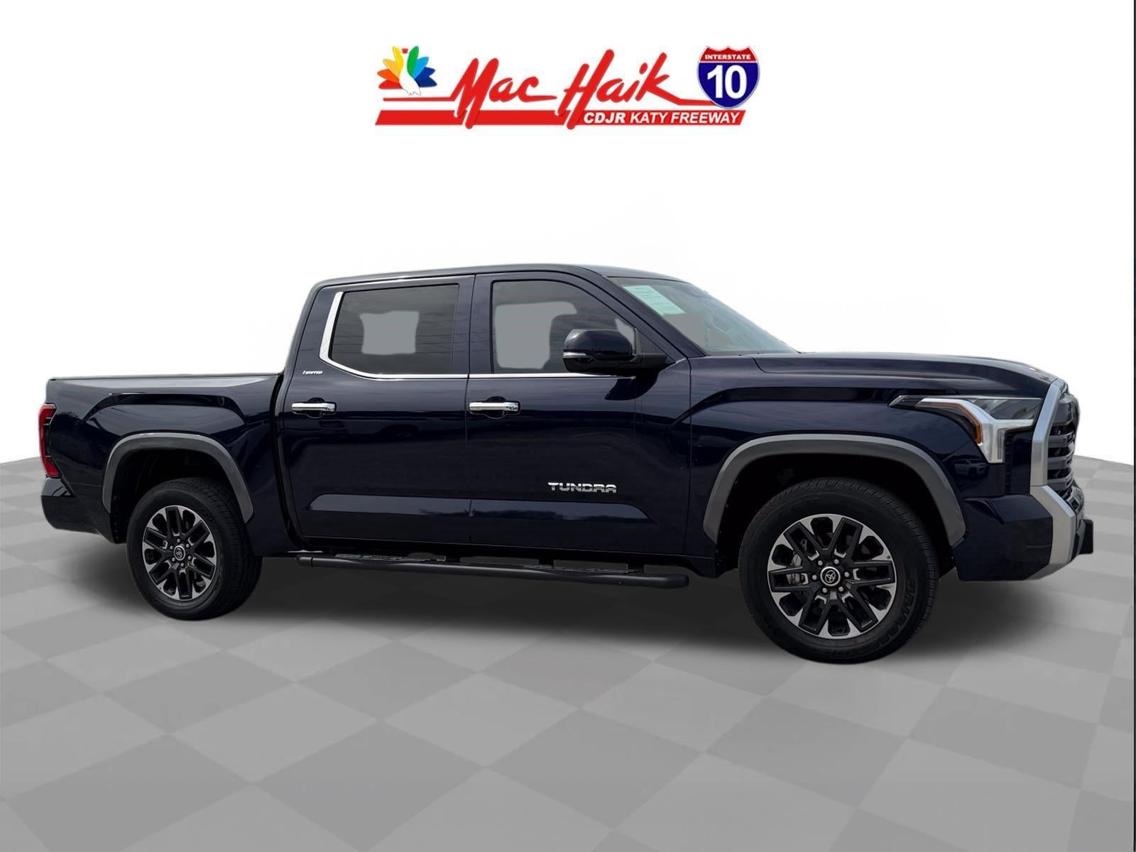 2024 Toyota Tundra Limited in Blueprint — front three-quarter view