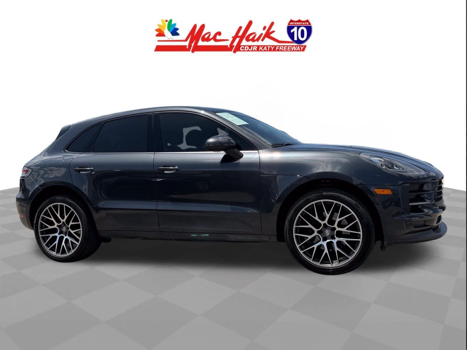 2019 Porsche Macan S PREMIUM AWD 2.0T PERFORMANCE SUV in Volcano Grey Metallic — front three-quarter view